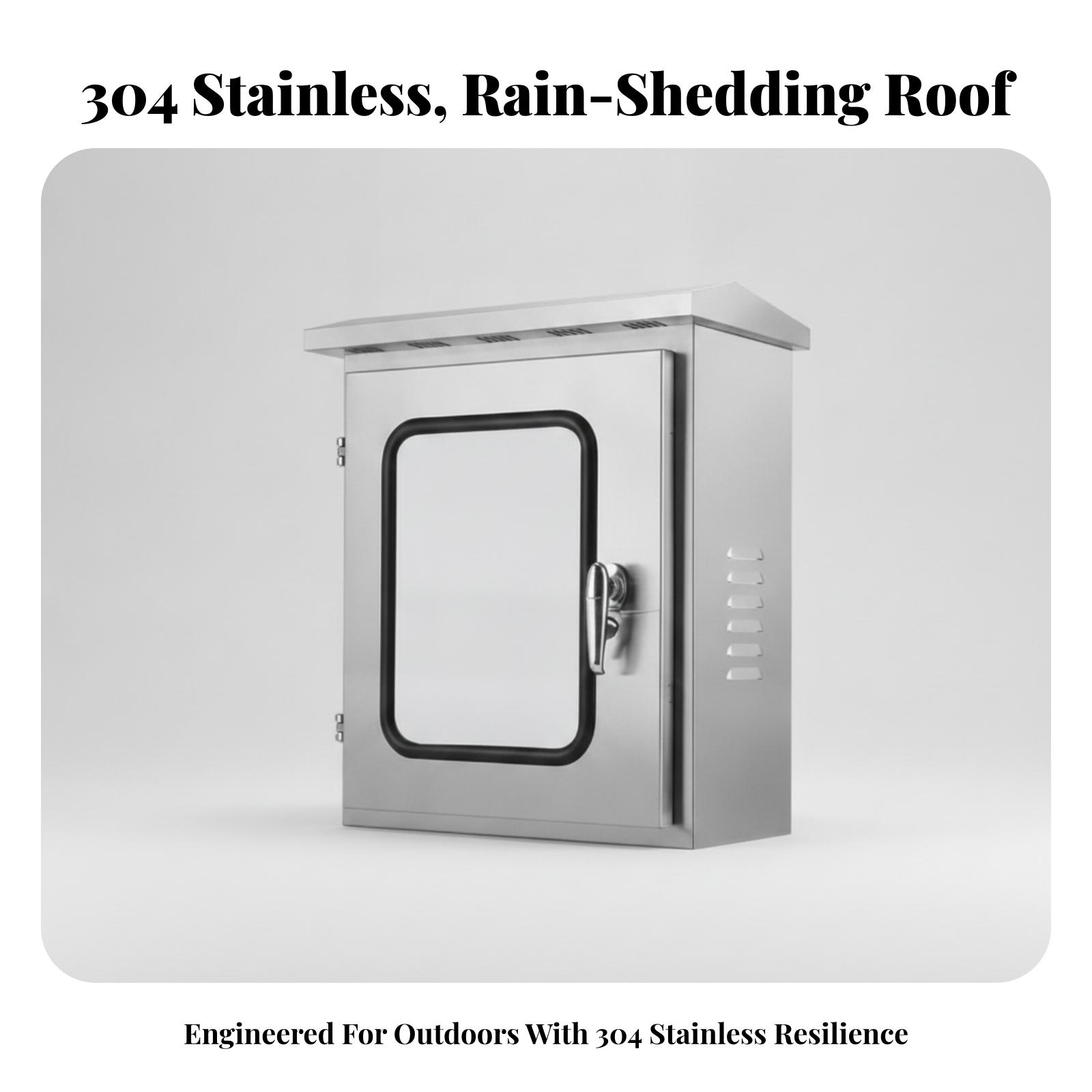 Outdoor Power Distribution Box - Наружный водонепроницаемый распределительный шкаф из нержавеющей