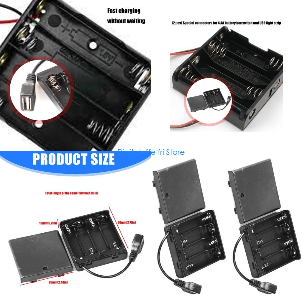 Outdoor Use Power Strip - E06D 4-слотовый аккумуляторный блок USB-адаптер питания
