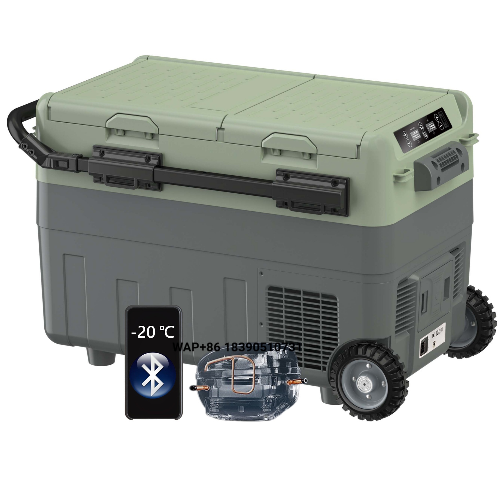 Outdoor Power Wheels - Портативный автомобильный холодильник на 40 л