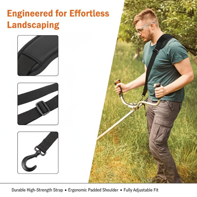 Brush Cutter Strap - Многофункциональный регулируемый плечевой ремень-нагрудник для кустореза