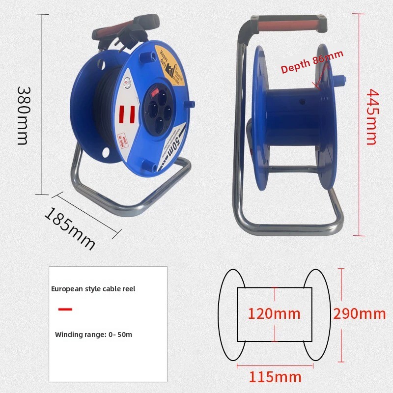 Outdoor Power Reel - Уличная кабельная катушка 20м 30м, удлинительный