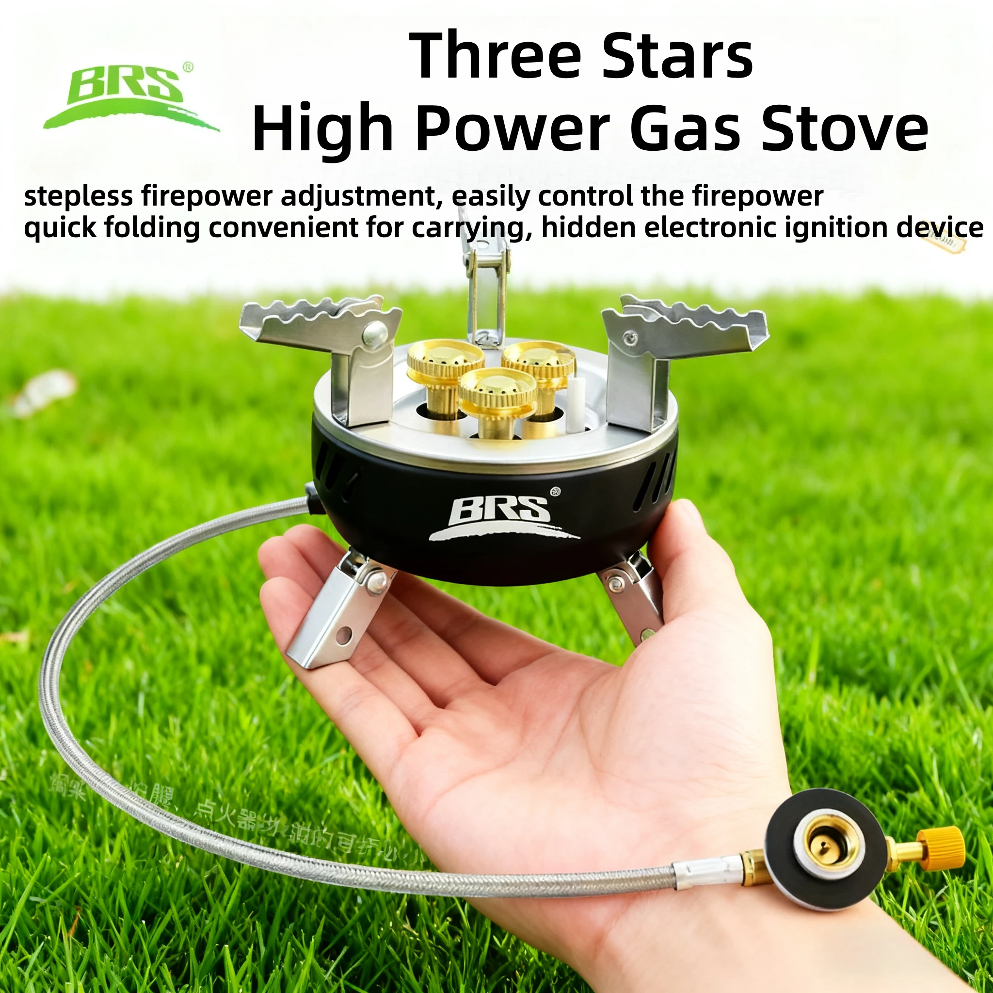 Outdoor Power 'Hose' - Газовая плита BRS 203-Core: Мощная портативная
