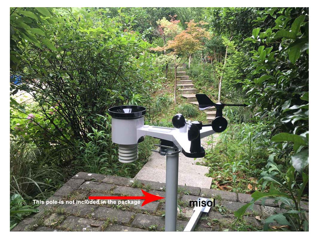 Outdoor Power Meter - Метеостанция MISOL WiFi с наружным датчиком,