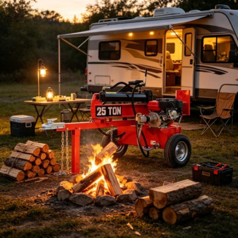 Портативный электрический дров – обзор и цена Log Splitter Electric