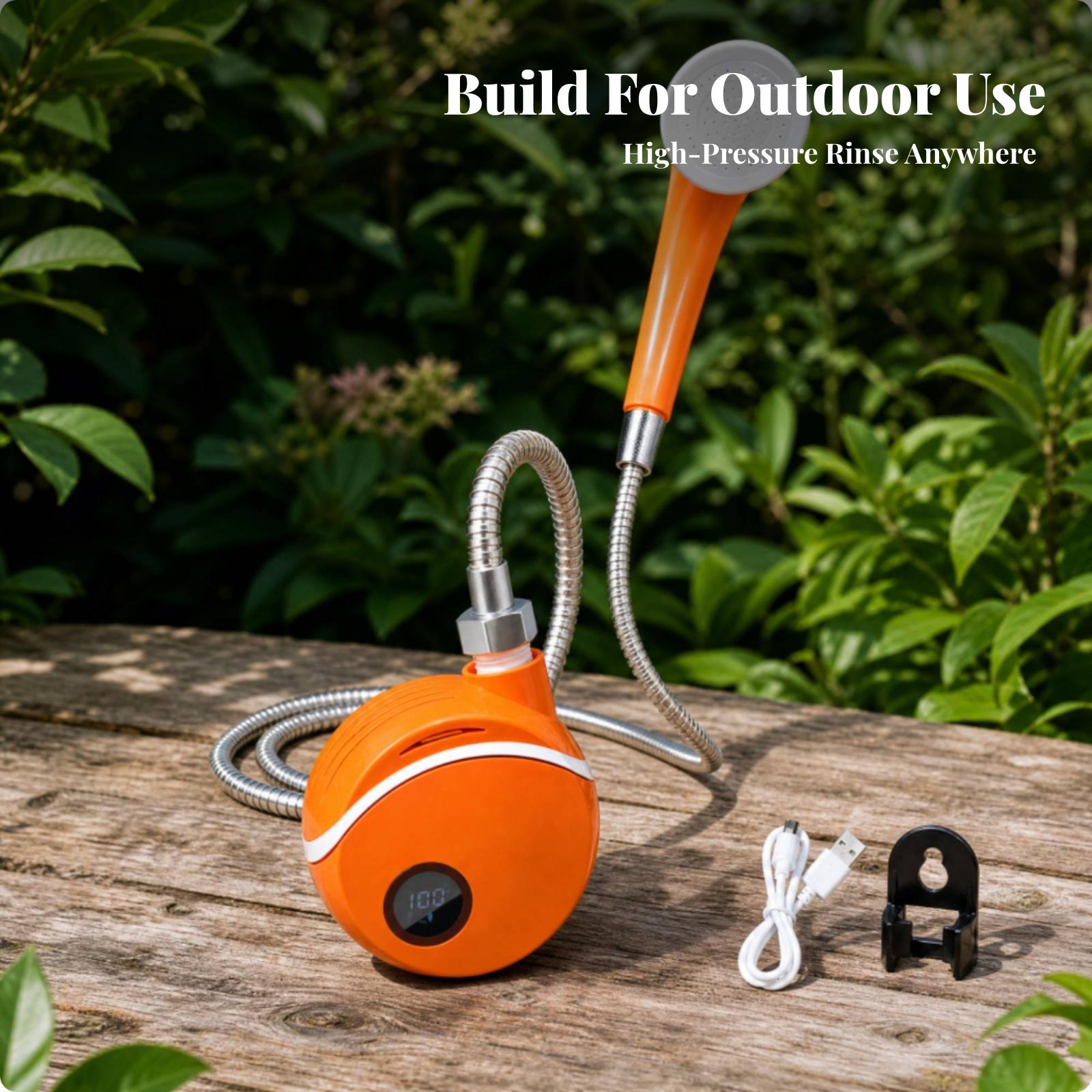 Переносной портативный душ для – обзор и цена Outdoor Power 'Hose'