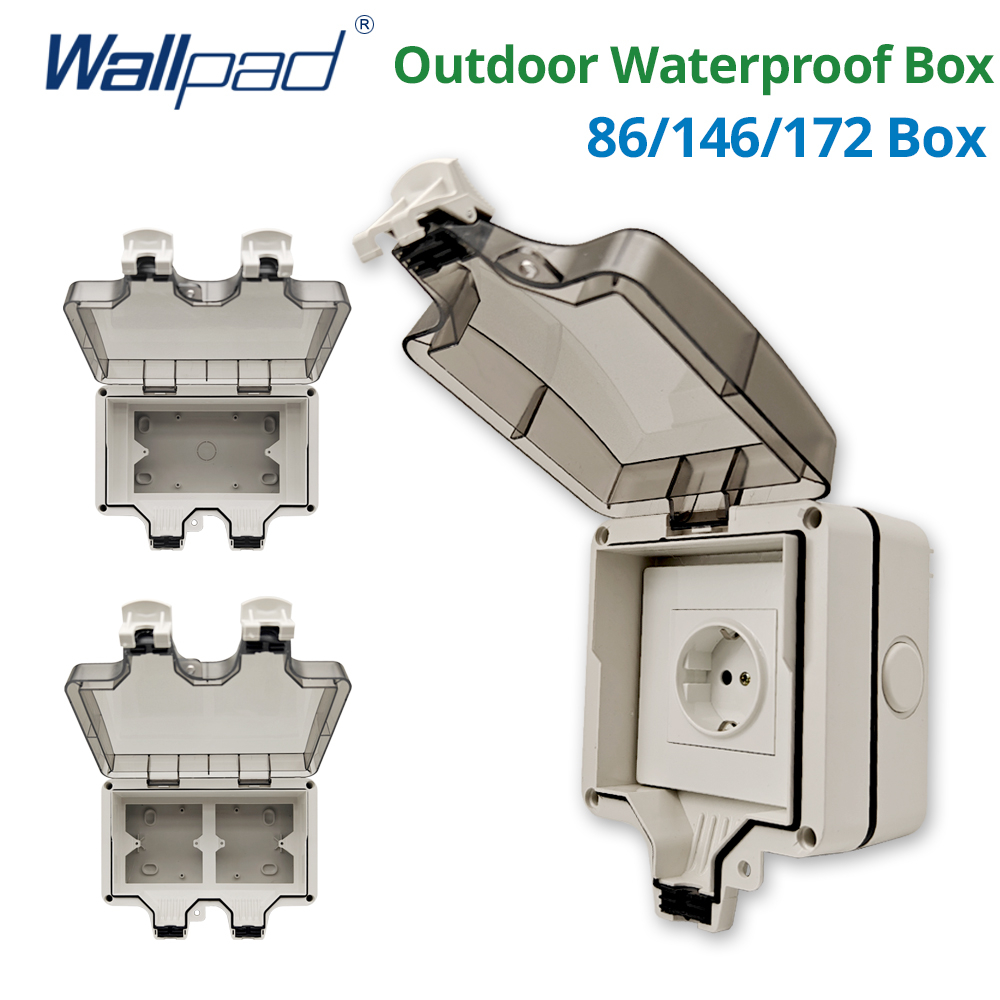 Wallpad IP66 пылезащитный водо – обзор и цена Outdoor Power Box Cover