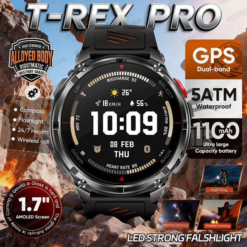 Новые смарт-часы T-Rex3 Pro 20 – обзор и цена Outdoor Power Meter