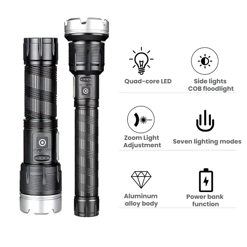 Мощный светодиодный фонарь с т – обзор и цена Outdoor Power Meter